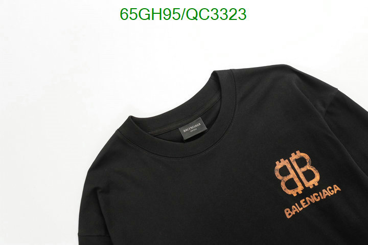 Balenciaga-Clothing Code: QC3323 $: 65USD