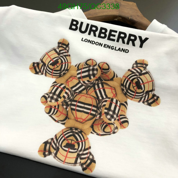Burberry-Clothing Code: QC3338 $: 49USD