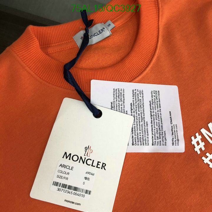 Moncler-Clothing Code: QC3927 $: 75USD