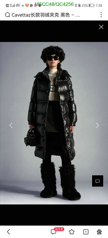 Moncler-Down jacket Women Code: QC4256 $: 185USD