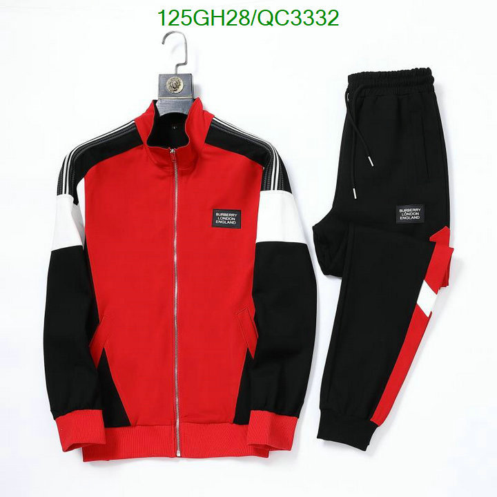 Burberry-Clothing Code: QC3332 $: 125USD