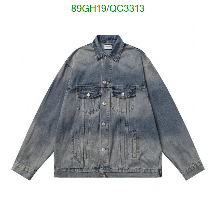 Balenciaga-Clothing Code: QC3313 $: 89USD