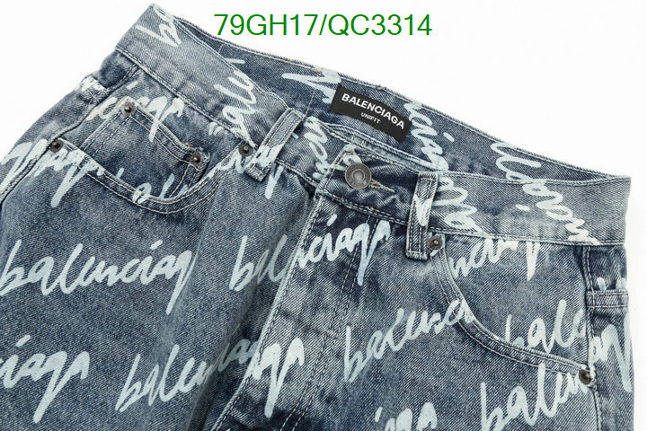 Balenciaga-Clothing Code: QC3314 $: 79USD