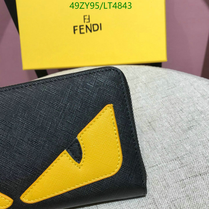 Wallet-Fendi Bag(4A) Code: LT4843 $: 49USD