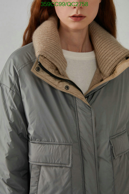 Brunello Cucinelli-Down jacket Women Code: QC2758 $: 359USD