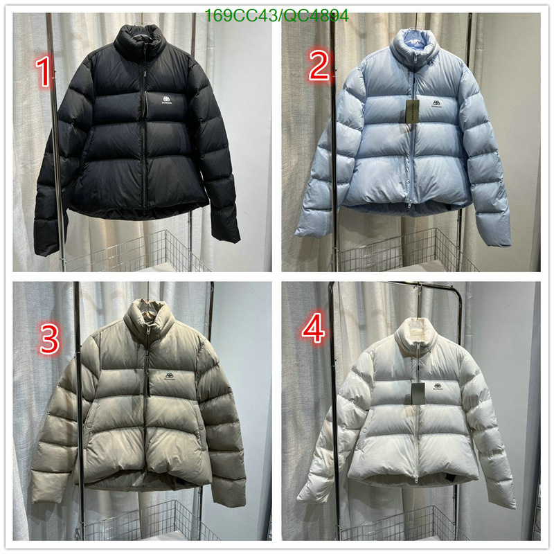 Balenciaga-Down jacket Women Code: QC4894 $: 169USD