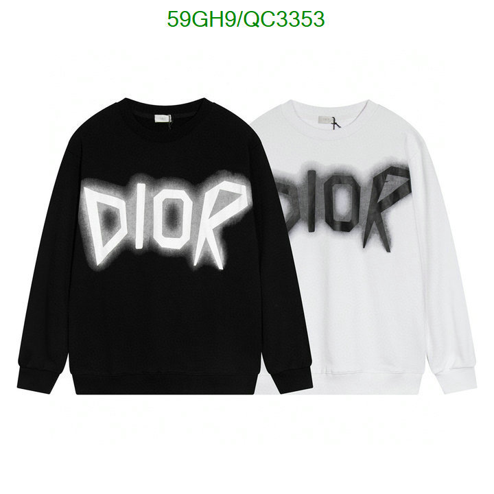 Dior-Clothing Code: QC3353 $: 59USD