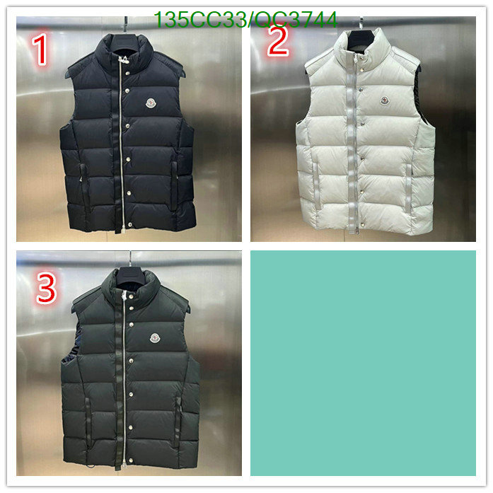 Moncler-Down jacket Men Code: QC3744 $: 135USD