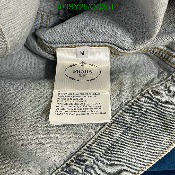 Prada-Clothing Code: QC3514 $: 109USD