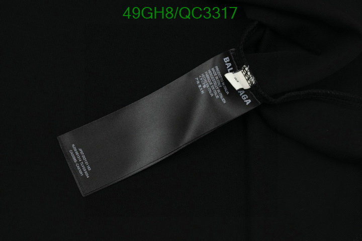 Balenciaga-Clothing Code: QC3317 $: 49USD