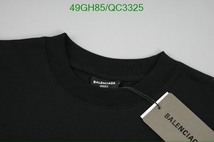 Balenciaga-Clothing Code: QC3325 $: 49USD