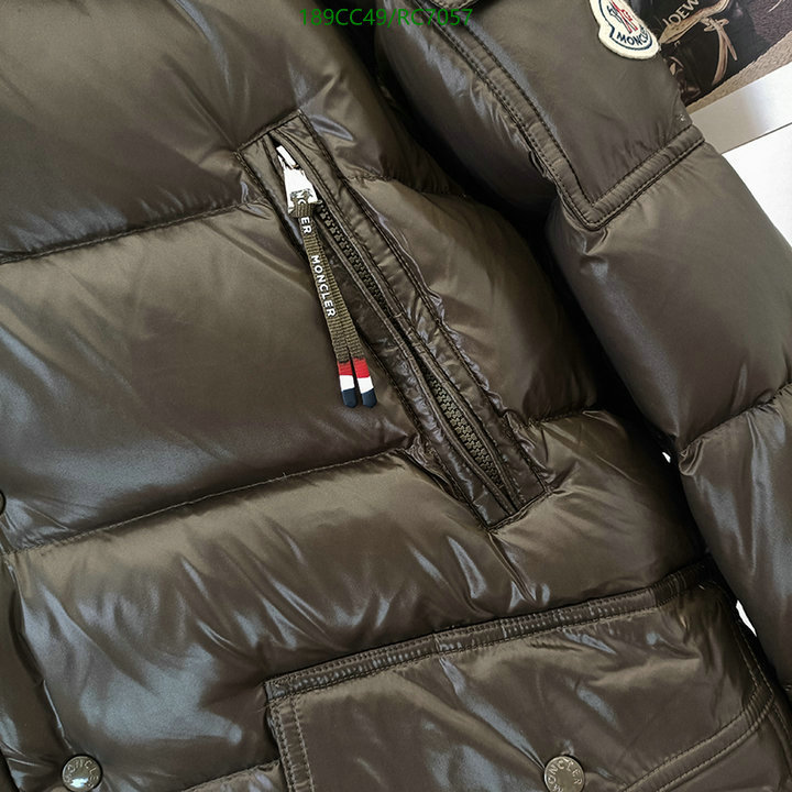 Moncler-Down jacket Men Code: RC7057 $: 189USD