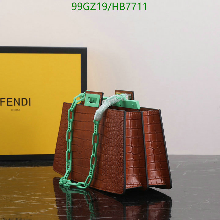 Handbag-Fendi Bag(4A) Code: HB7711 $: 99USD