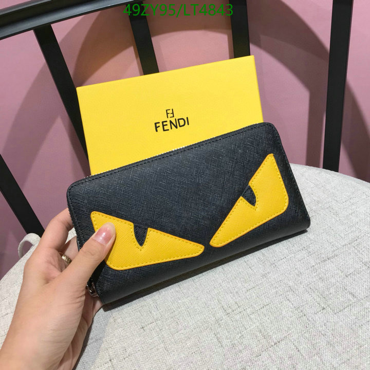 Wallet-Fendi Bag(4A) Code: LT4843 $: 49USD