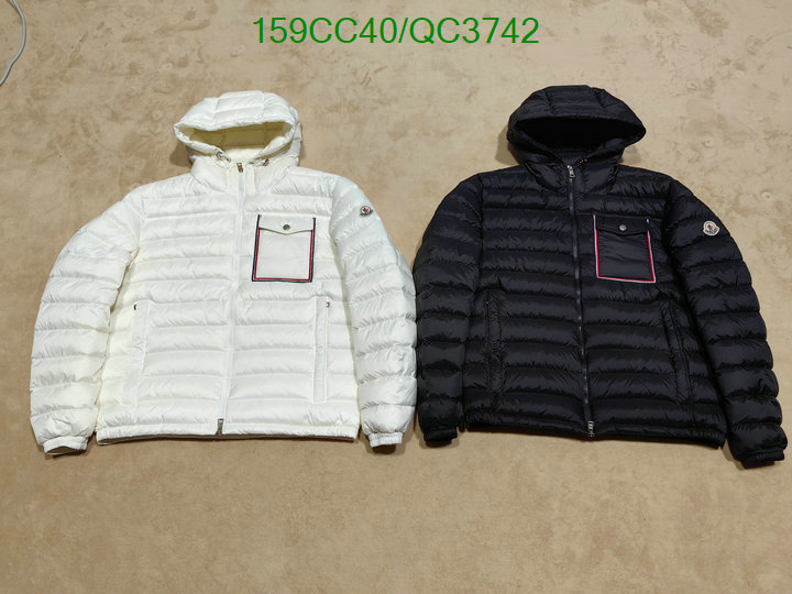 Moncler-Down jacket Men Code: QC3742 $: 159USD