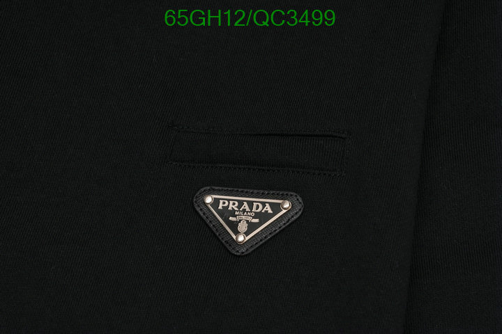 Prada-Clothing Code: QC3499 $: 65USD