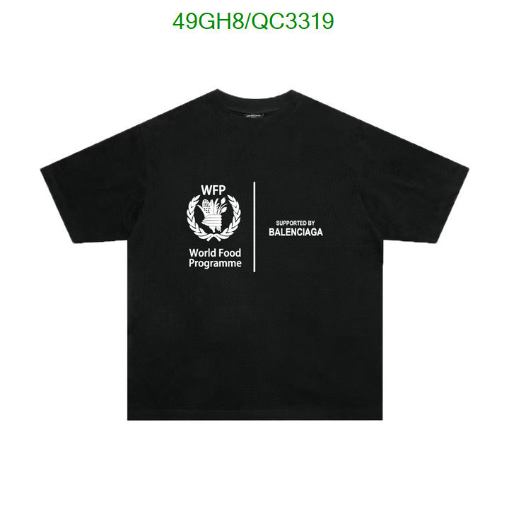Balenciaga-Clothing Code: QC3319 $: 49USD