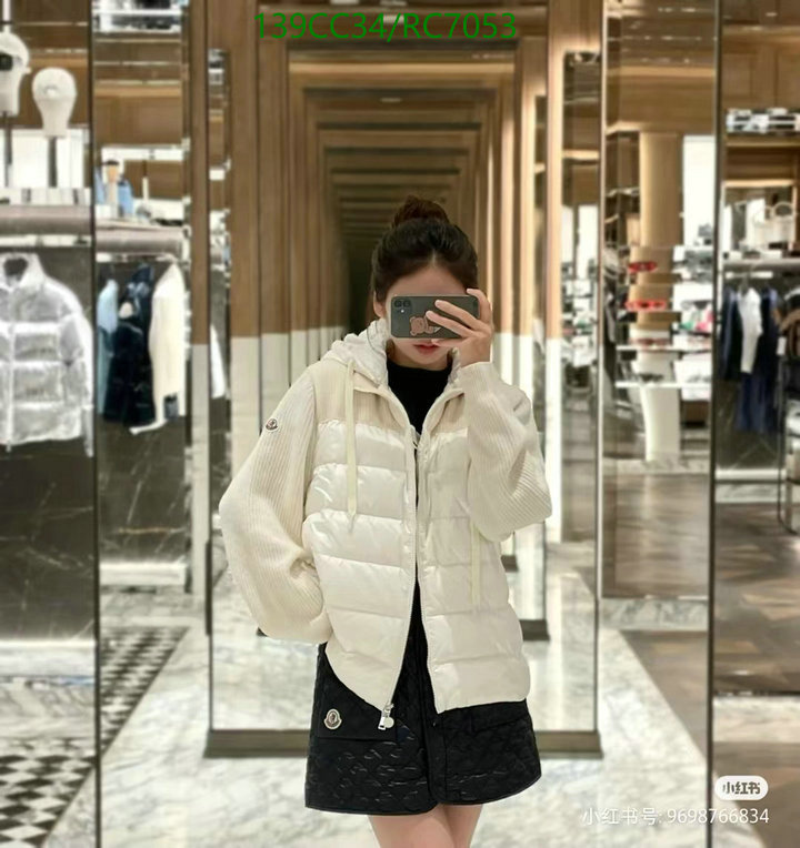 Moncler-Down jacket Women Code: RC7053 $: 139USD