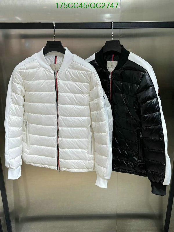 Moncler-Down jacket Men Code: QC2747 $: 175USD