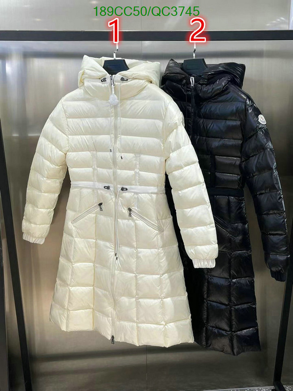 Moncler-Down jacket Women Code: QC3745 $: 189USD