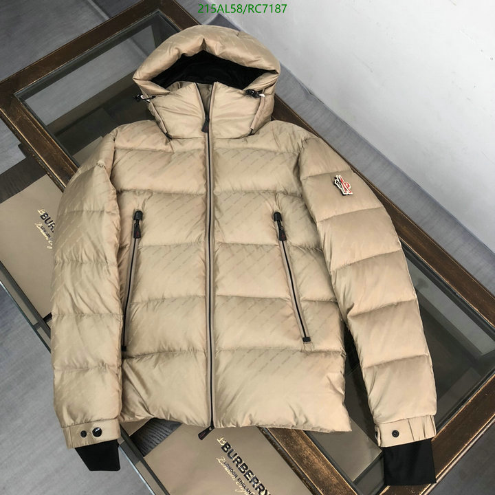 Moncler-Down jacket Men Code: RC7187 $: 215USD