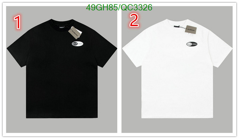 Balenciaga-Clothing Code: QC3326 $: 49USD