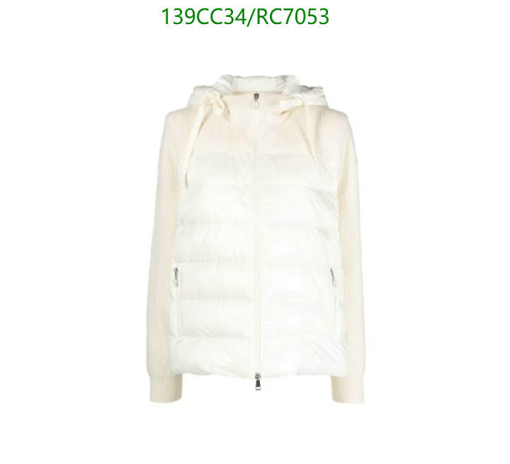 Moncler-Down jacket Women Code: RC7053 $: 139USD