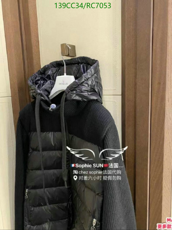 Moncler-Down jacket Women Code: RC7053 $: 139USD