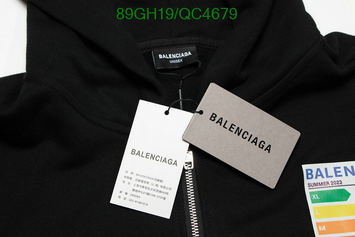 Balenciaga-Clothing Code: QC4679 $: 89USD