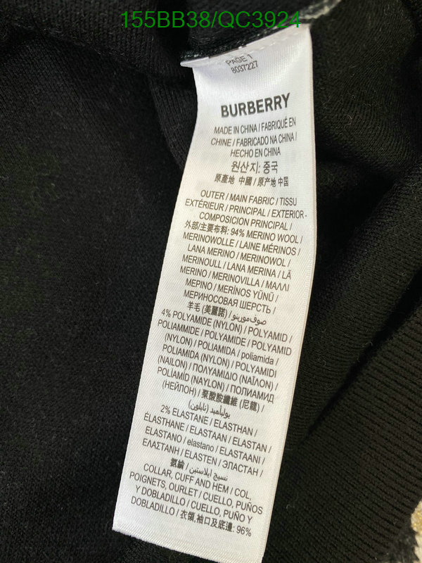Burberry-Clothing Code: QC3924 $: 155USD