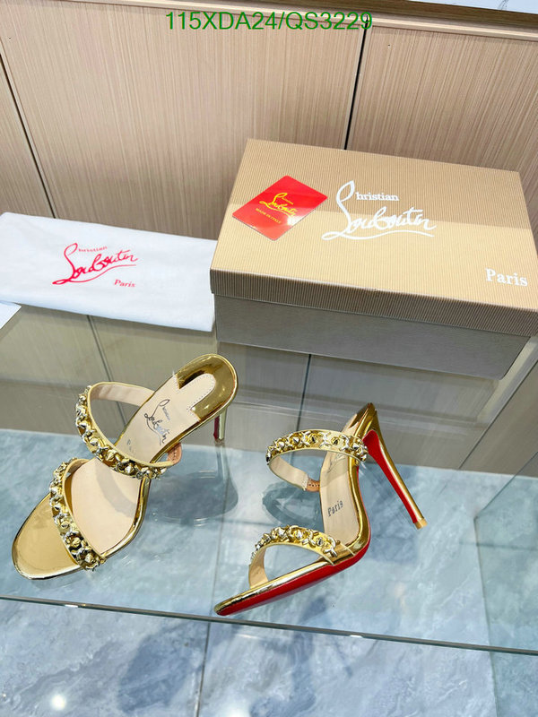 Christian Louboutin-Women Shoes Code: QS3229 $: 115USD