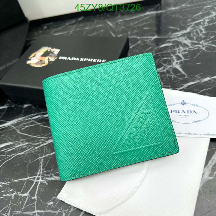 Prada-Wallet-4A Quality Code: QT3726 $: 45USD