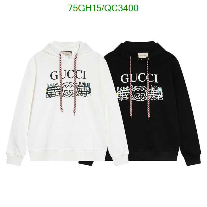 Gucci-Clothing Code: QC3400 $: 75USD