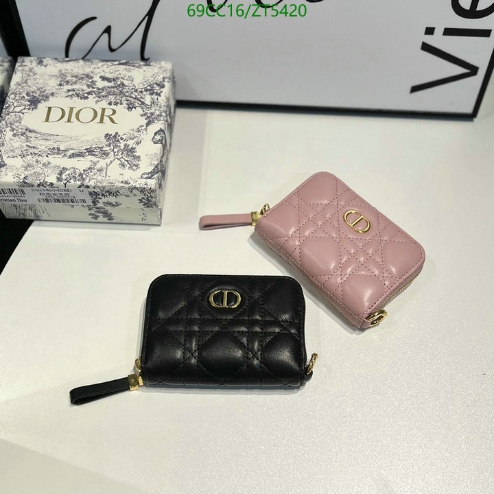 Dior-Wallet-Mirror Quality Code: ZT5420 $: 69USD