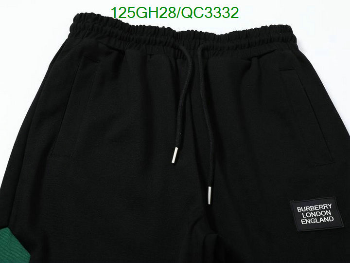 Burberry-Clothing Code: QC3332 $: 125USD