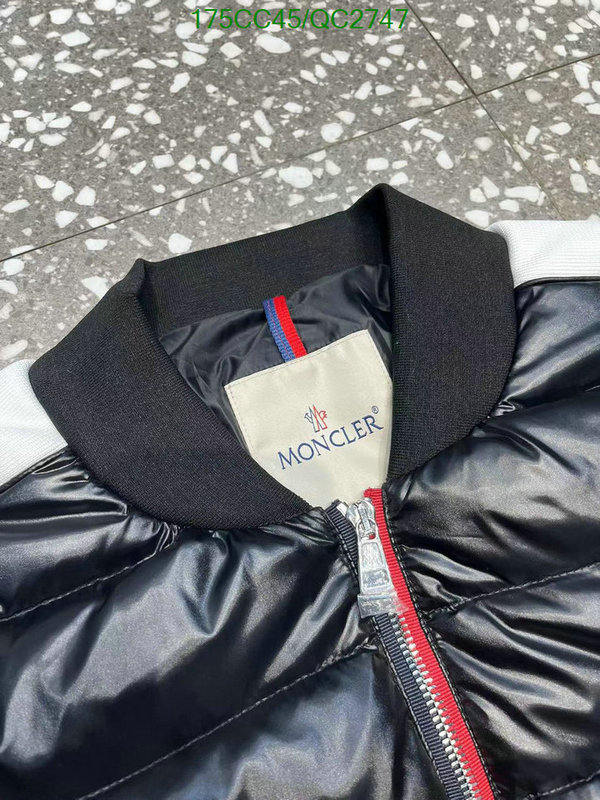 Moncler-Down jacket Men Code: QC2747 $: 175USD