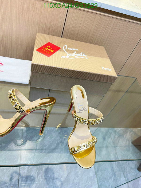 Christian Louboutin-Women Shoes Code: QS3229 $: 115USD