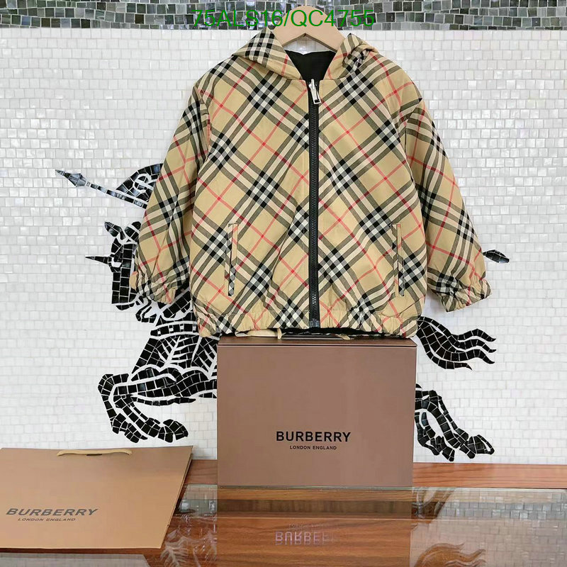 Burberry-Kids clothing Code: QC4755 $: 75USD