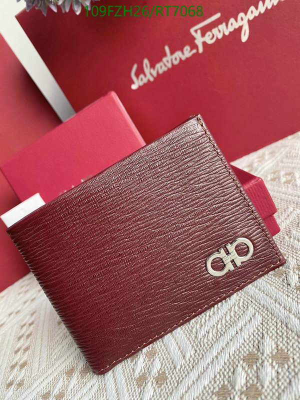 Ferragamo-Wallet Mirror Quality Code: RT7068 $: 109USD