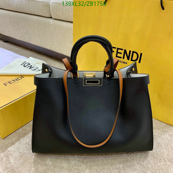 Handbag-Fendi Bag(4A) Code: ZB1758 $: 139USD