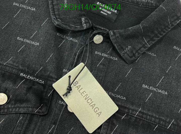 Balenciaga-Clothing Code: QC4674 $: 79USD