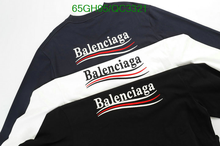 Balenciaga-Clothing Code: QC3321 $: 65USD