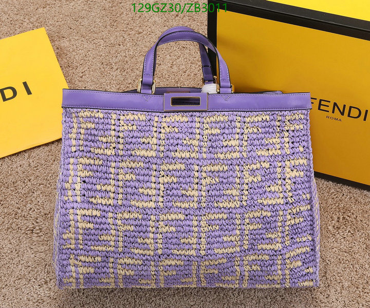 Handbag-Fendi Bag(4A) Code: ZB3011 $: 129USD