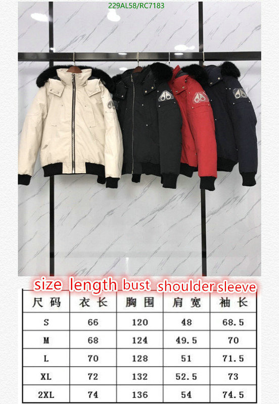 Moose Kunckles-Down jacket Men Code: RC7183 $: 229USD