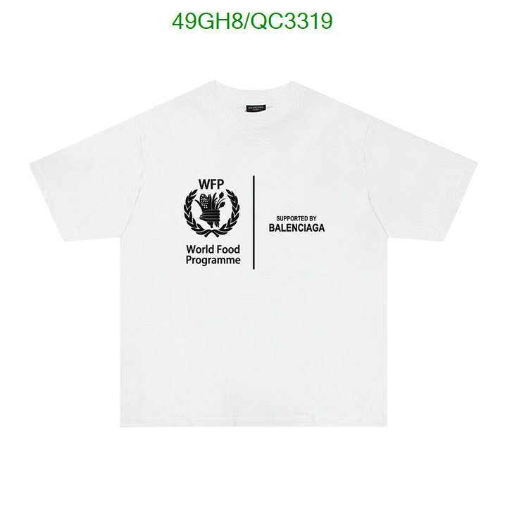 Balenciaga-Clothing Code: QC3319 $: 49USD