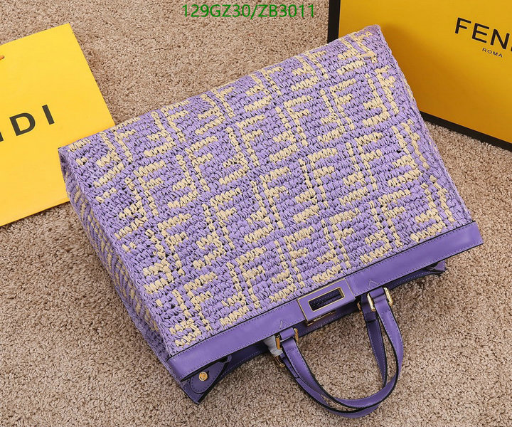 Handbag-Fendi Bag(4A) Code: ZB3011 $: 129USD