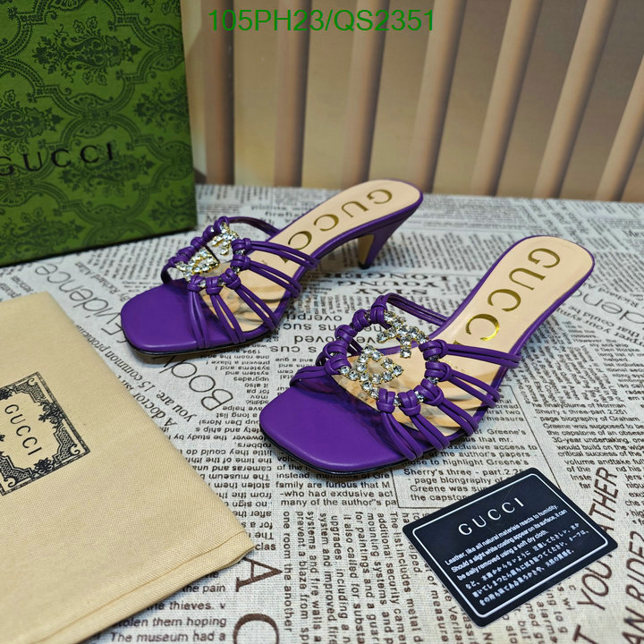 Gucci-Women Shoes Code: QS2351 $: 105USD