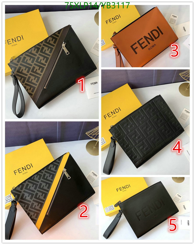 Clutch-Fendi Bag(4A) Code: YB3117 $: 75USD