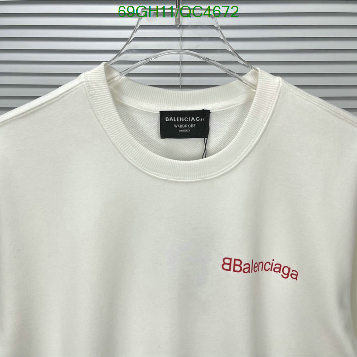 Balenciaga-Clothing Code: QC4672 $: 69USD