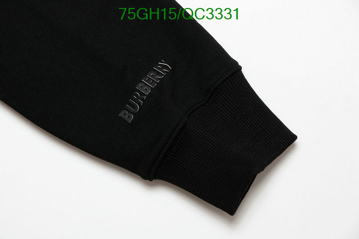 Burberry-Clothing Code: QC3331 $: 75USD